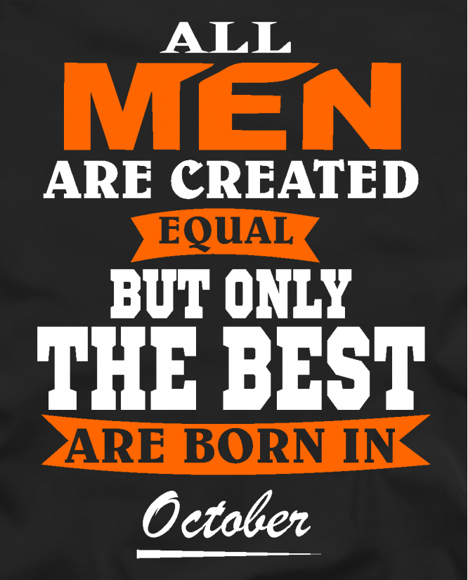 All men in October